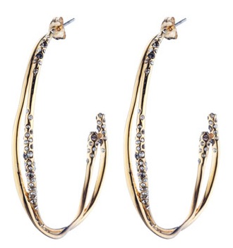 alexis bittar ORBITING HOOP EARRING