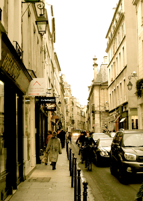 European romantic street